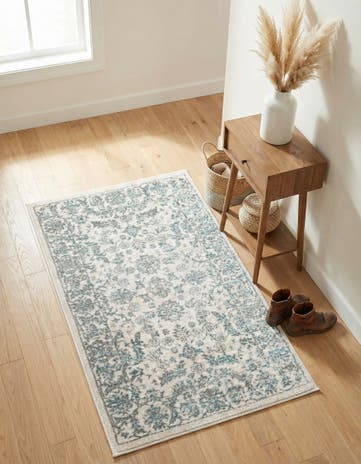 Jill Zarin Teal Uptown Central Park Rug