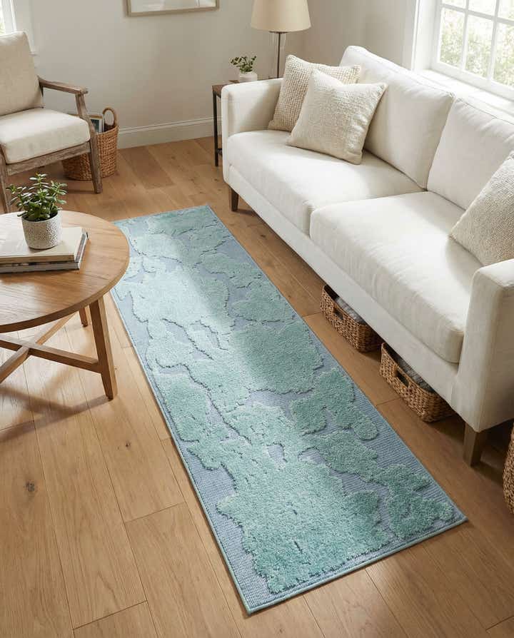 2' x 6' Easy-Clean Aruba Indoor / Outdoor Runner Rug