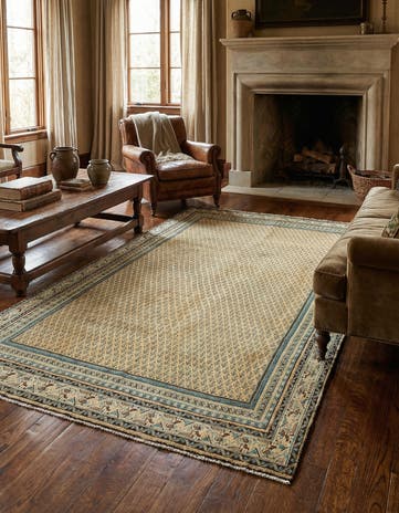 5' 11 x 9' 6 Vintage Wool Rug