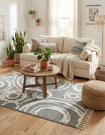 5' 3 x 8' Boho Rug
