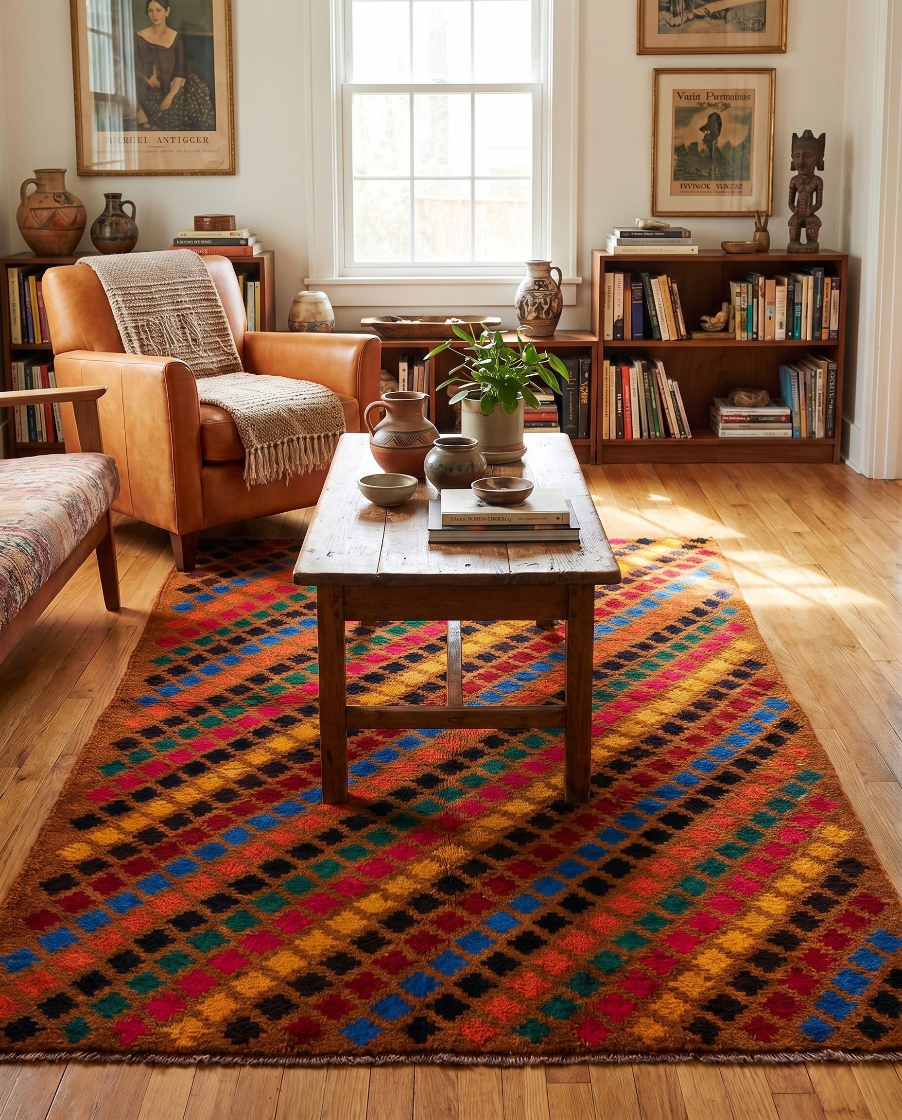 3' 9 x 6' Hand Knotted Balouch Wool Rug