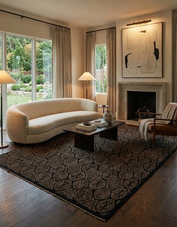 7' 10 x 10' 4 Hand Knotted Darya Wool Rug