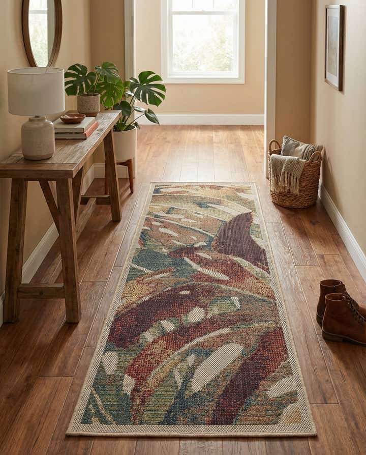 2' x 5' 1 Easy-Clean Baja Indoor / Outdoor Runner Rug