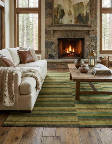 5' 1 x 6' 6 Amaleh Wool Rug