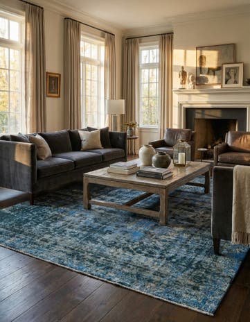 8' 2 x 10' 7 Hand Knotted Ultra Vintage Persian Wool Rug