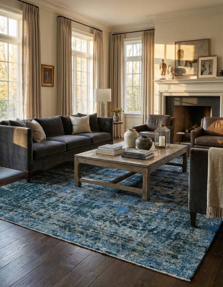 Detail image of 8' 2 x 10' 7  Hand Knotted Ultra Vintage Persian Wool Rug