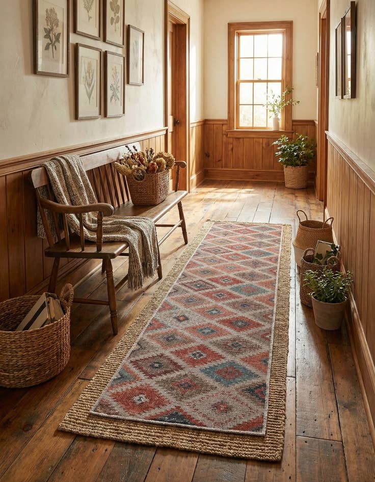 Detail image of  2' x 10'  Washable Sisu Runner Rug