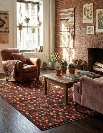 4' 10 x 6' 8 Hand Knotted Balouch Wool Rug