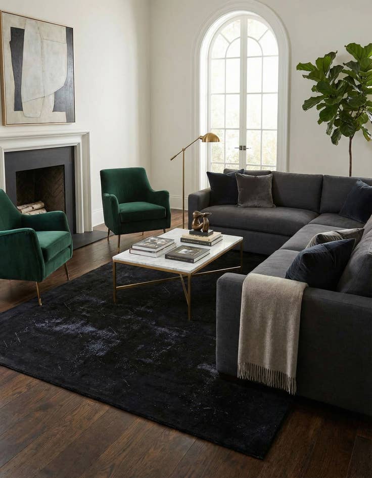 Detail image of 8' 2 x 11' 1  Hand Knotted Ultra Vintage Persian Wool Rug