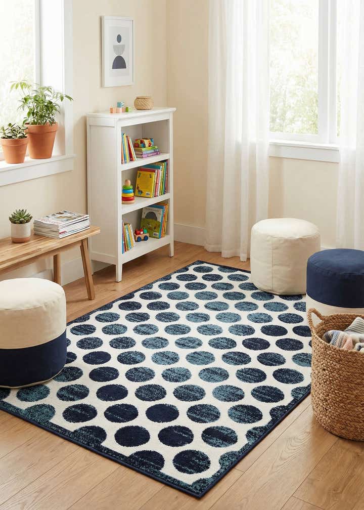 4' x 6' Easy-Clean Sabrina Soto Indoor / Outdoor Rug