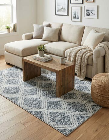 Ivory Kamala Washable Rug