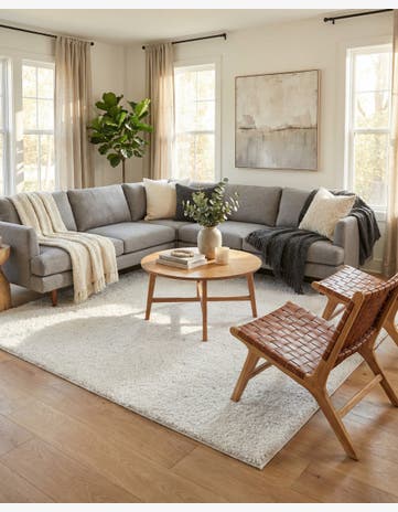 7' 10 x 10' Jill Zarin Shaggy Chic Rug