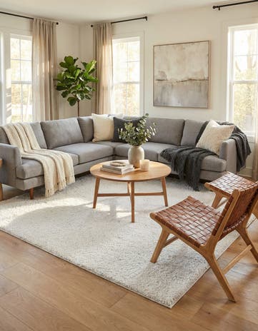 7' 10 x 10' Jill Zarin Shaggy Chic Rug
