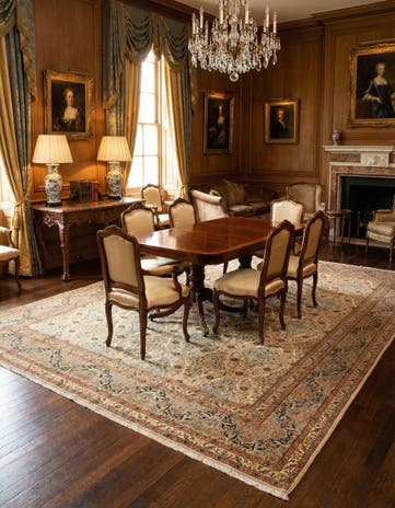 10' 6 x 14' 1 Kashan Rug