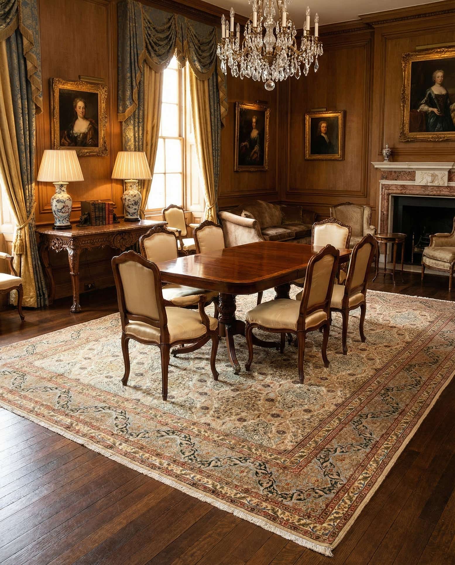 10' 6 x 14' 1 Kashan Rug