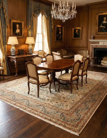 10' 6 x 14' 1 Kashan Rug