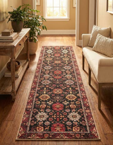 2' 7 x 10' Washable Timeless Runner Rug