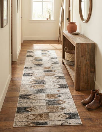 2' x 8' Eco Southwestern Runner Rug