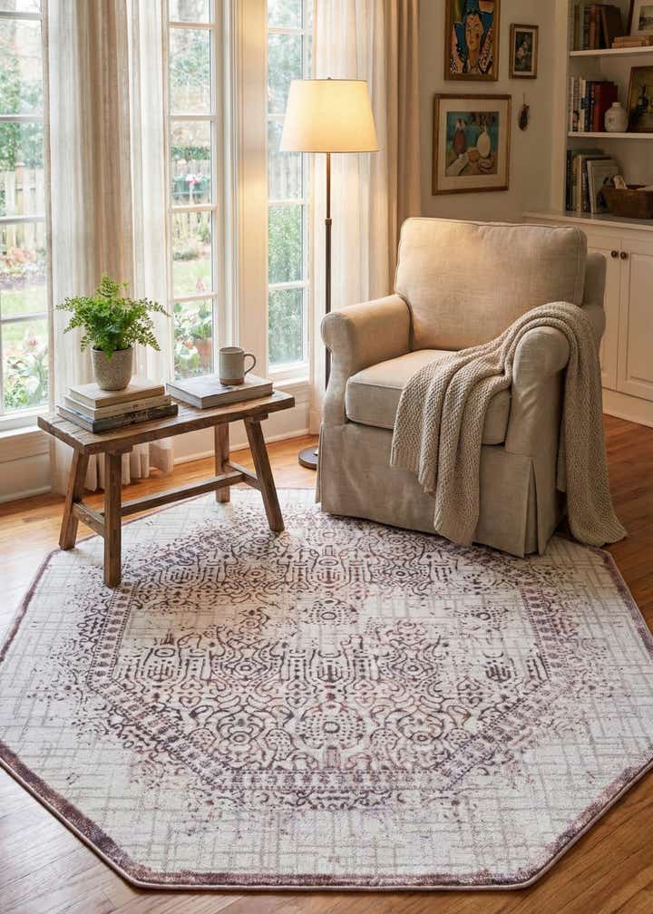 5' 3 x 5' 3 Derbyshire Octagon Rug