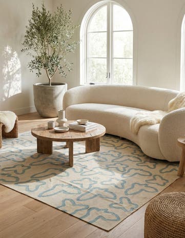 8' 2 x 9' 6 Hand Woven Kilim Modern Wool Rug
