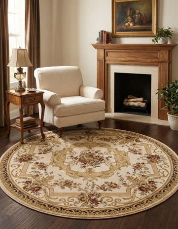 7' x 7' Chateau Round Rug