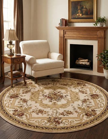 7' x 7' Chateau Round Rug