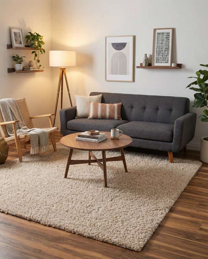 7' x 7' Zermatt Shag Square Rug