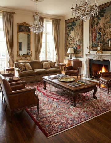 9' 10 x 13' Kerman Rug