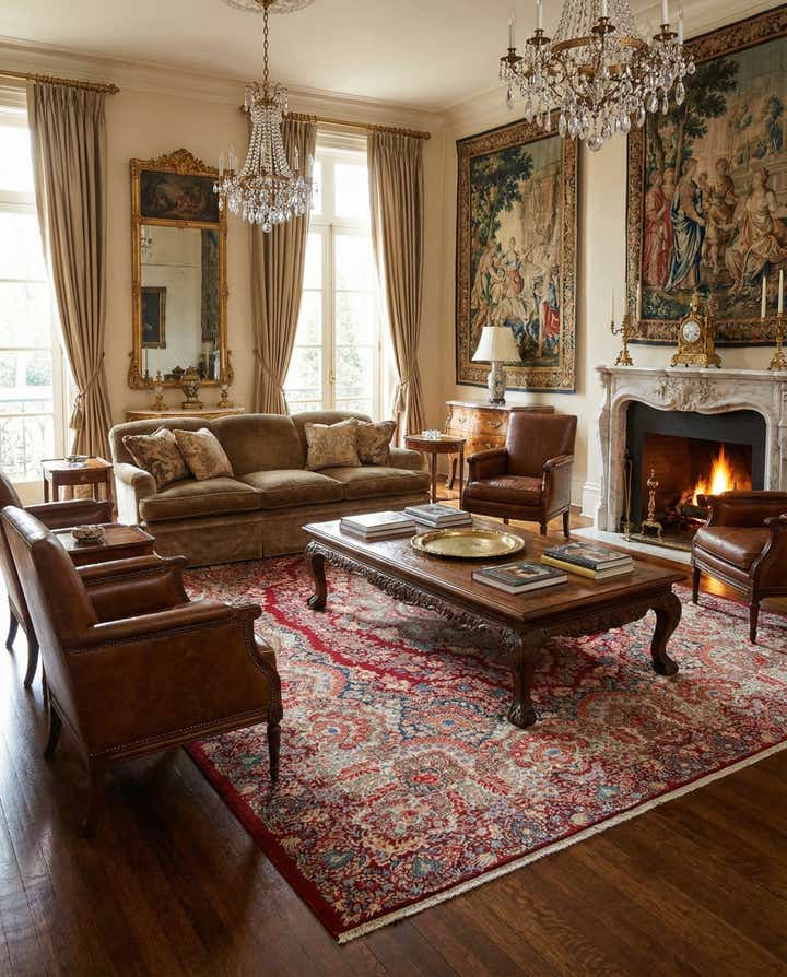 9' 10 x 13' Kerman Rug