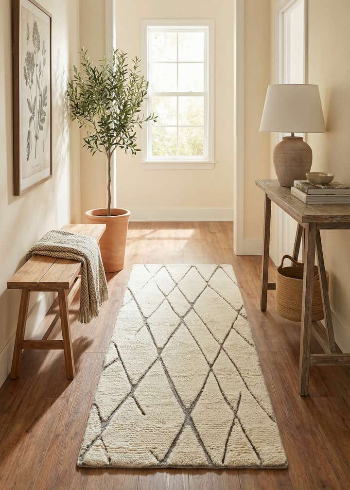 2' x 5' 1 Atlas Moroccan Wool Runner Rug