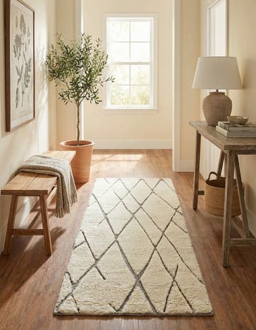 2' x 5' 1 Atlas Moroccan Wool Runner Rug