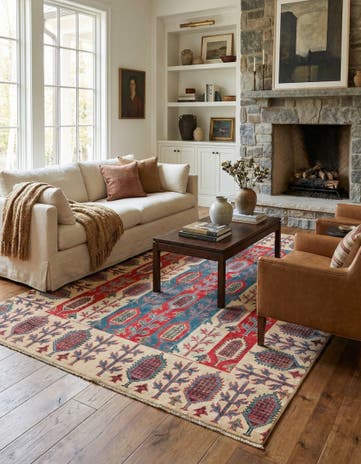 5' x 6' 10 Hand Knotted Kazak Rug