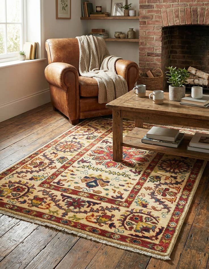 Detail image of 2' 9 x 4' 1  Hand Knotted Kazak Rug