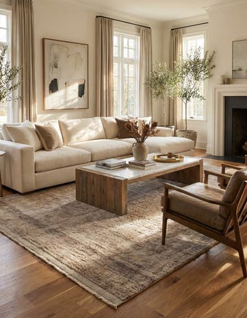 8' 4 x 10' 6 Hand Knotted Moroccan Wool Rug