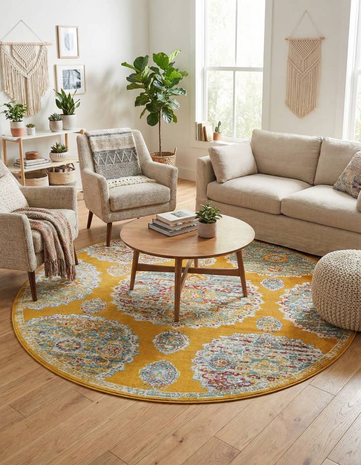 Detail image of 5' 5 x 5' 5 Paragon Round Rug