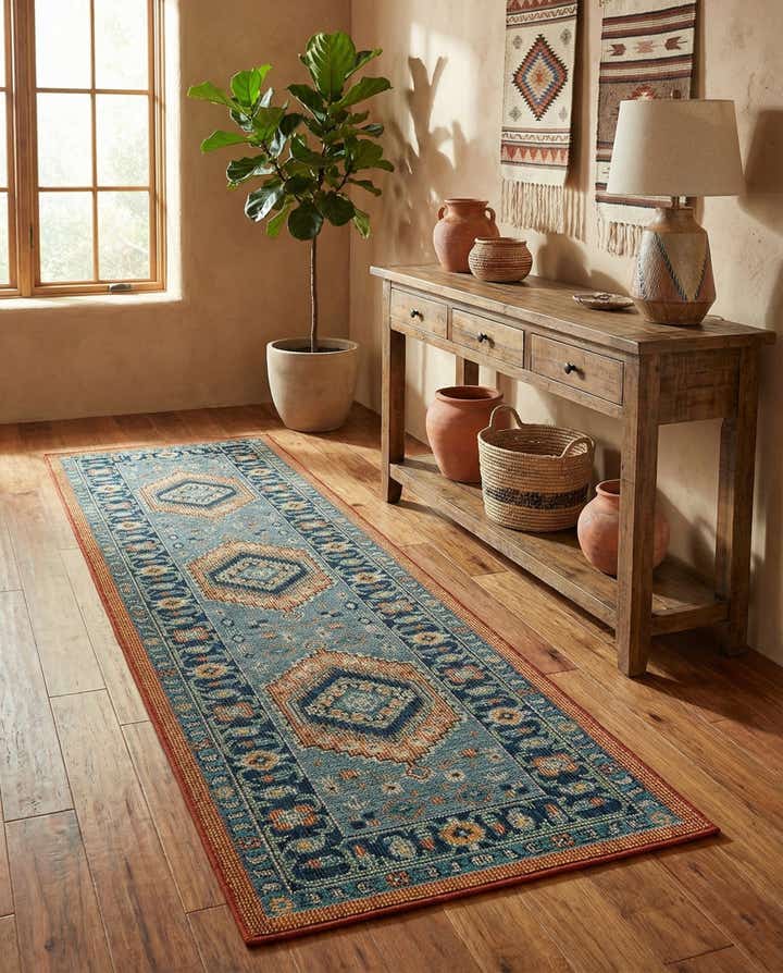 2' 7 x 10' Easy-Clean Baja Indoor / Outdoor Runner Rug
