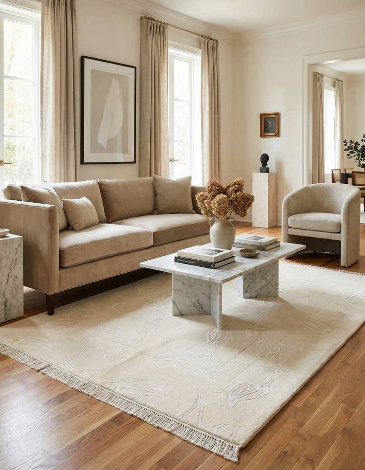 Detail image of 4' 1 x 6' Darya Rug