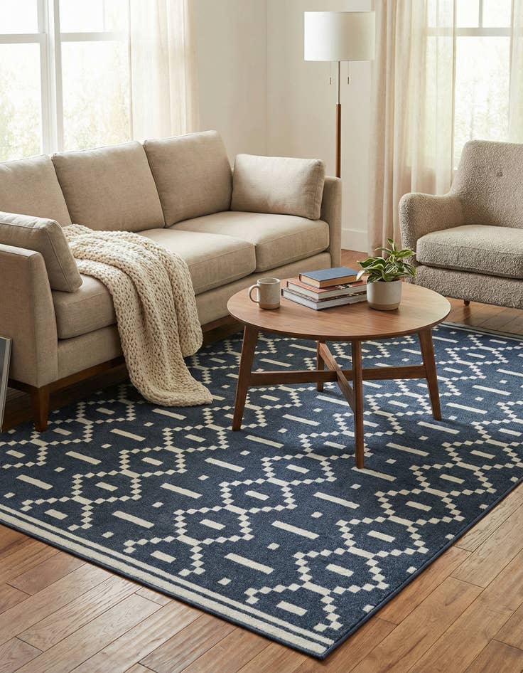 Detail image of 5' 3 x 7' 8 Trellis Rug