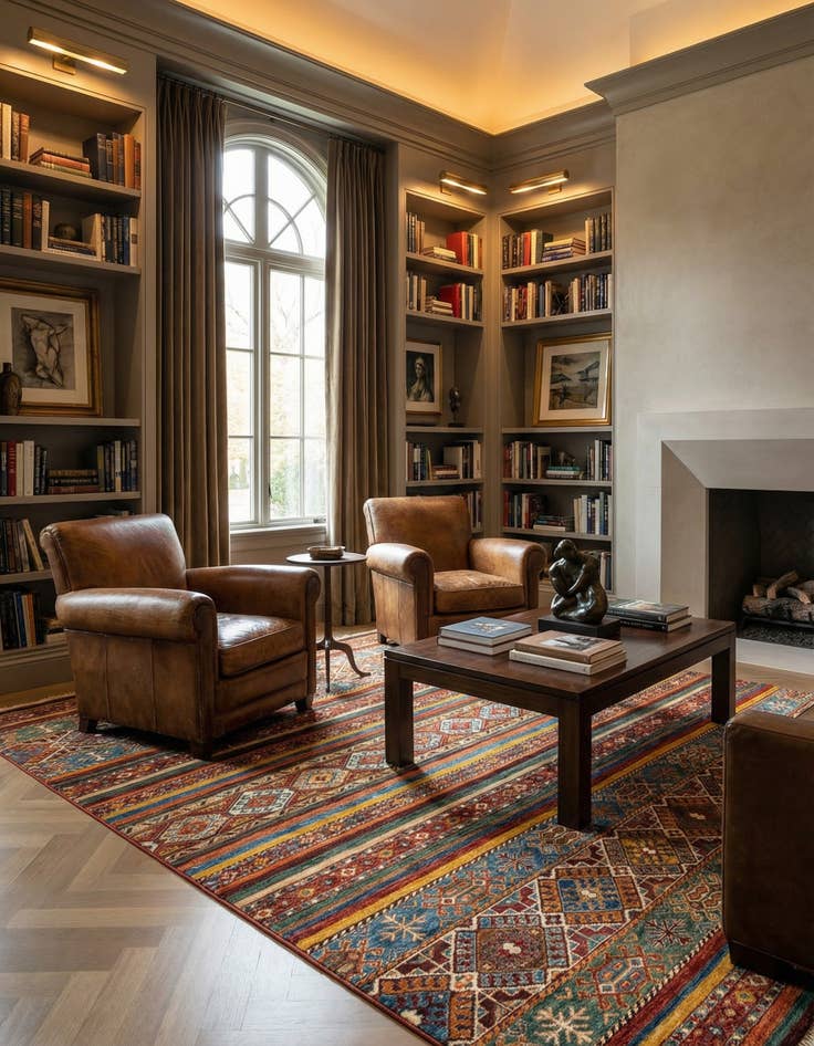 Detail image of 5' 10 x 7' 10 Ariana Ziegler Wool Rug