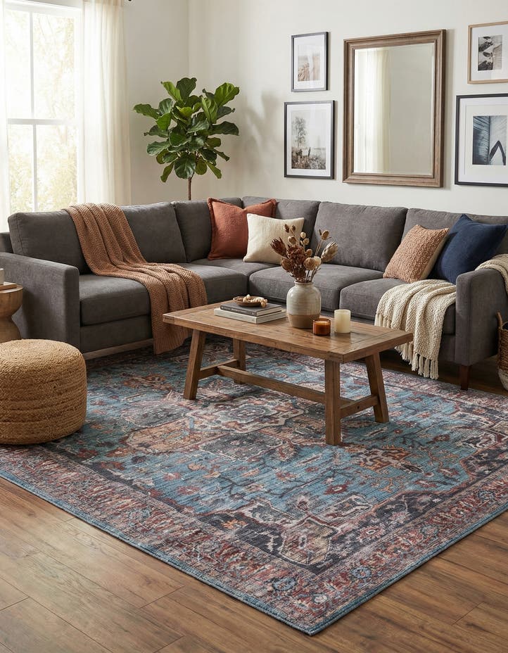 10' 6 x 13' Washable Maahru Rug