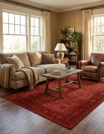 Rust Red Vista Rug