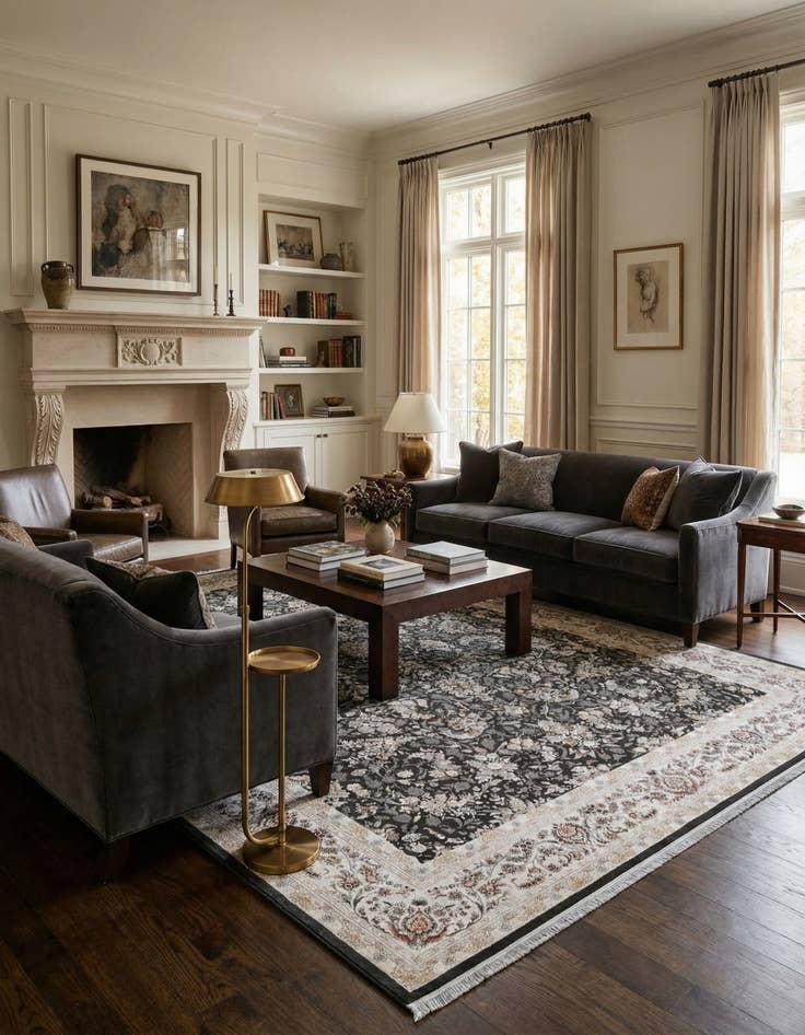 Detail image of 7' 3 x 10' Antony Rug