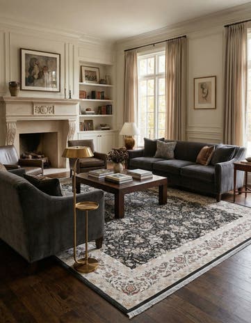Black Antony Rug