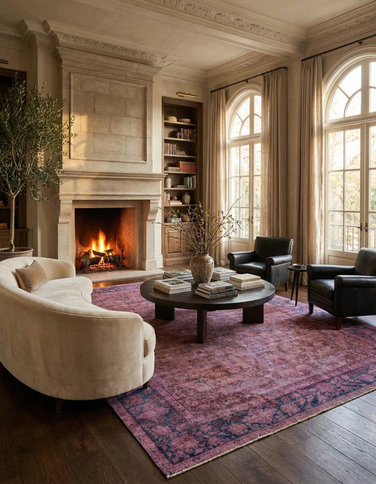 Detail image of 9' 7 x 13' 9  Hand Knotted Ultra Vintage Persian Wool Rug