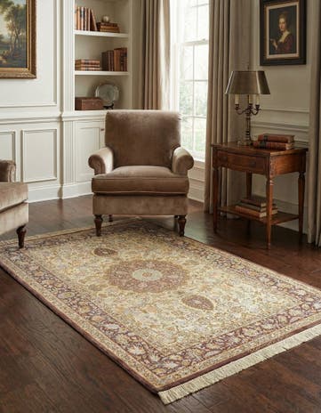 3' 4 x 5' Ghom Silk Rug