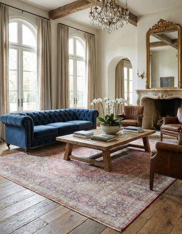 10' x 13' Hand Knotted Ultra Vintage Persian Wool Rug
