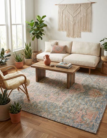 7' 10 x 10' Hand Woven Chenille Jute Rug