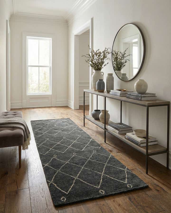 2' 10 x 8' Hand Knotted Darya Wool Runner Rug