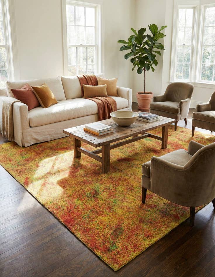 Detail image of 9' x 12' 2  Hand Knotted Ultra Vintage Persian Wool Rug