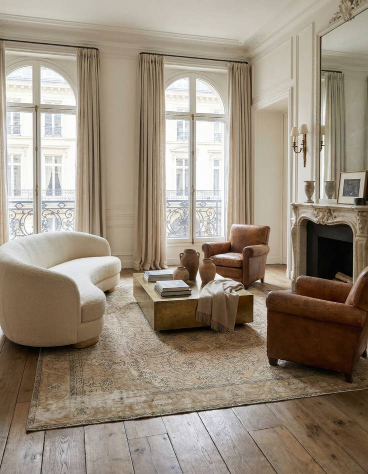 Detail image of  9' x 12' 3  Hand Knotted Ultra Vintage Persian Wool Rug